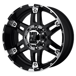XD XD800 Misfit 20x9 5x127 0et 78.3 Matte Black Wheel
